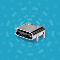 USB Type C Receptacle Designed for Power Only Applications