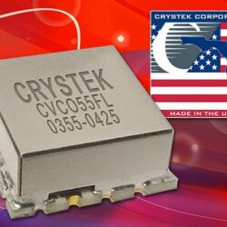 NEW 0355-0425 MHz VCO FROM CRYSTEK CORPORATION