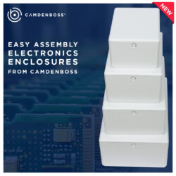 CamdenBoss launches the Easy Assembly Electronics Enclosure – more than just a standard box!