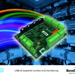 USB-IO board enables control and monitoring